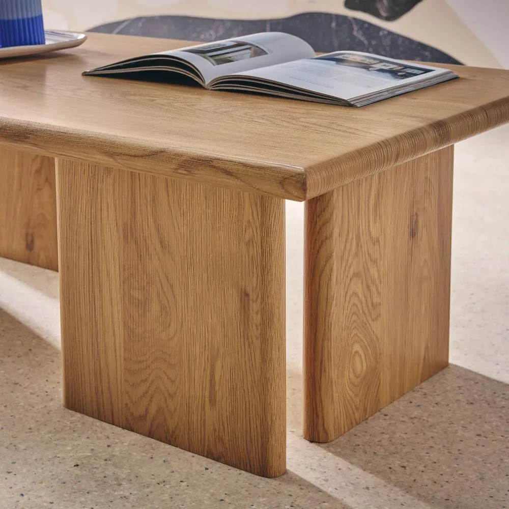 sweeek Rectangular MDF coffee table in Brown 6