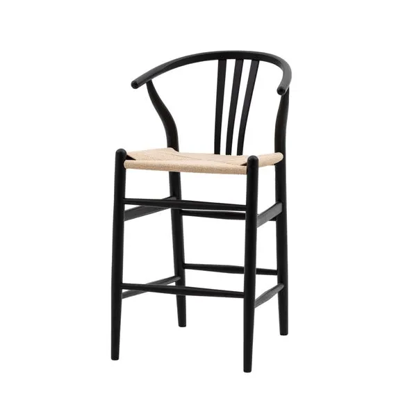 Walsall Set of 2 Bar Stools, Elm 2