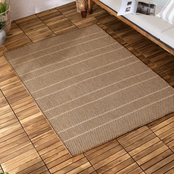 Yard Pentle Jute Effect Indoor Outdoor Rug 3