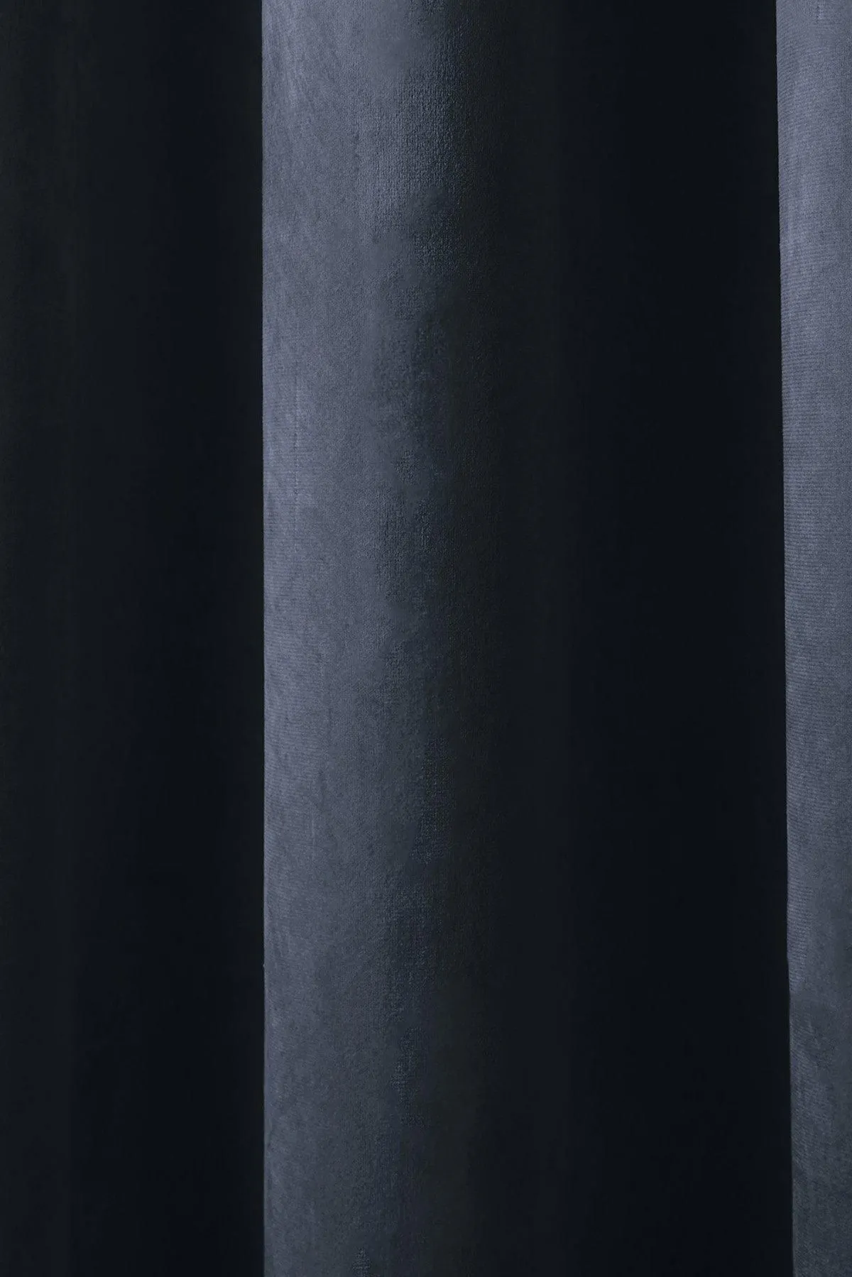 Laurence Llewelyn-Bowen Montrose' Velvet Blackout-Coated Pair of Eyelet Curtains in Navy 3