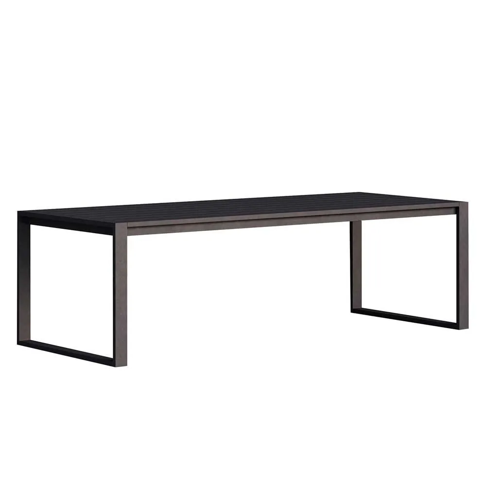 Case Eos Communal Outdoor Dining Table Black 2