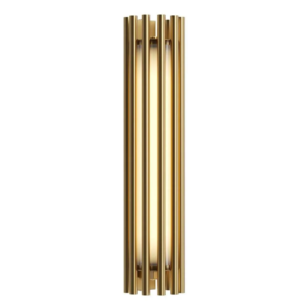 Netlighting Maytoni Sonata Modern Integrated LED Wall Lamp Brass 3000K in Gold 5