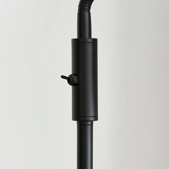 Newton Industrial Goose Neck Adjustable Floor Lamp 4