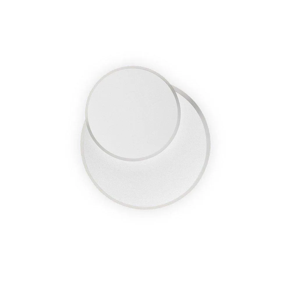 Netlighting Pouche LED Decorative Round Flush Wall Light White 3000K