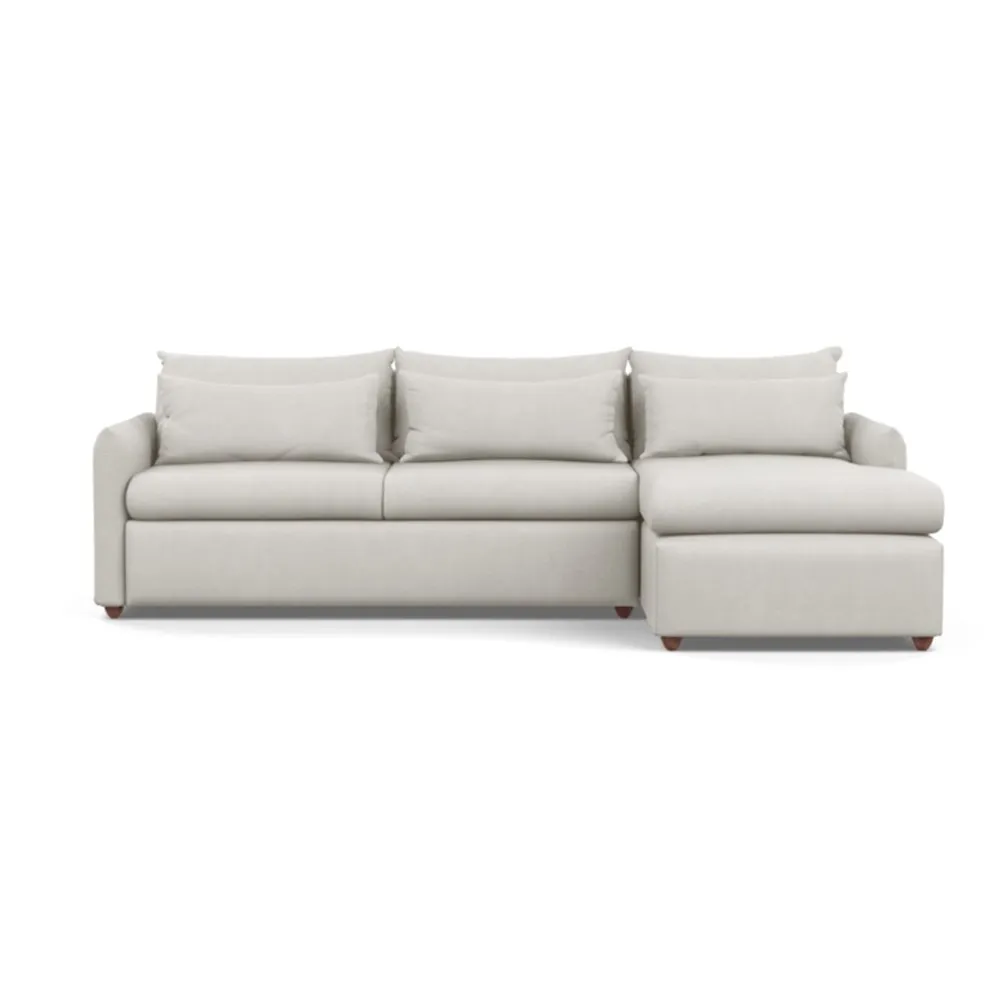 Heal's Pillow Large Right Hand Corner Chaise Capelo Linen-Cotton Sea Salt