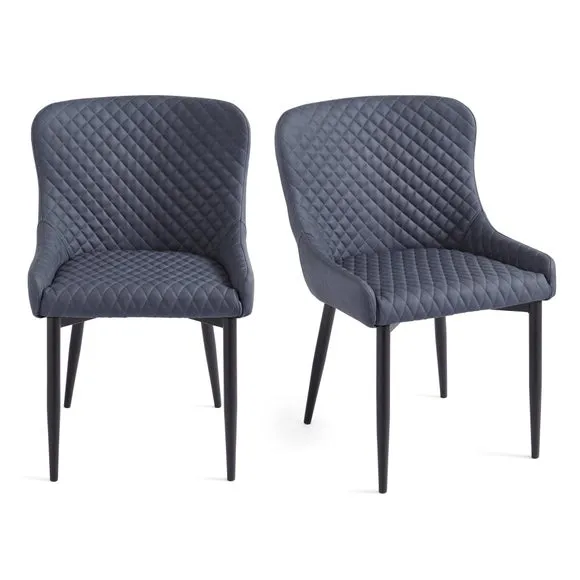 Set of 2 Montreal Dining Chairs, Faux Leather 4