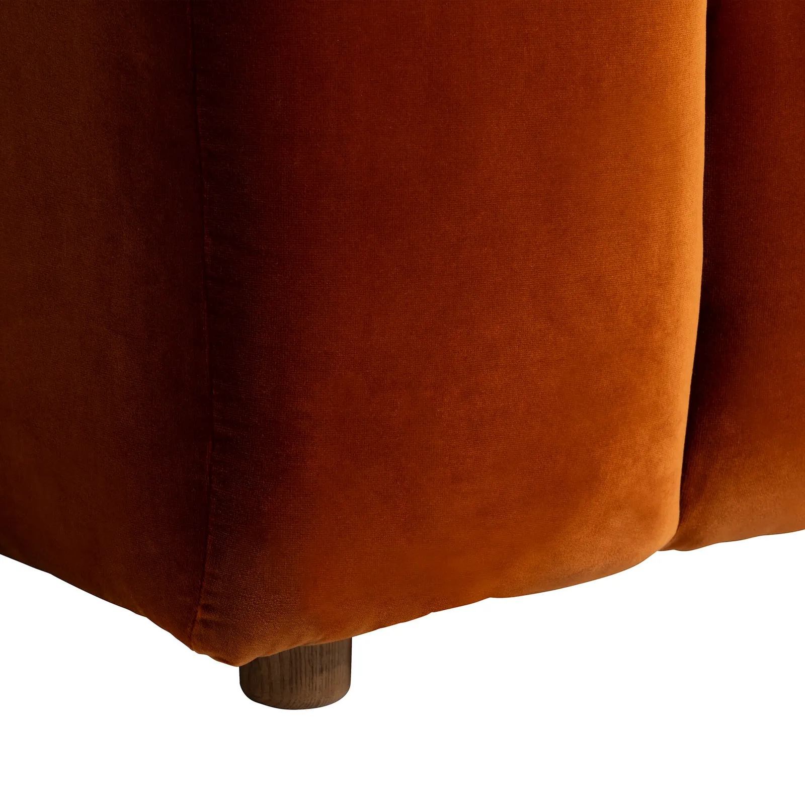Lavinia 3 Seater Sofa, Orange Fabric | Barker & Stonehouse 5