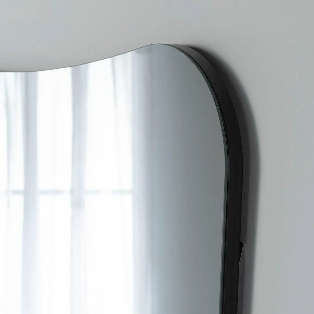 Yearn Mirrors Irregular Frameless Black Mirror 79(h)x56cm(w) 2