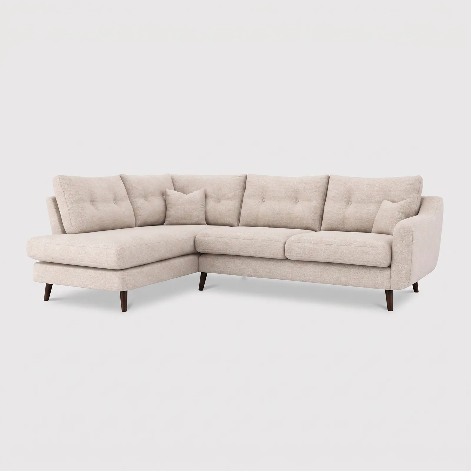 Myers Corner Group Left Corner Sofa, Neutral Fabric | Barker & Stonehouse