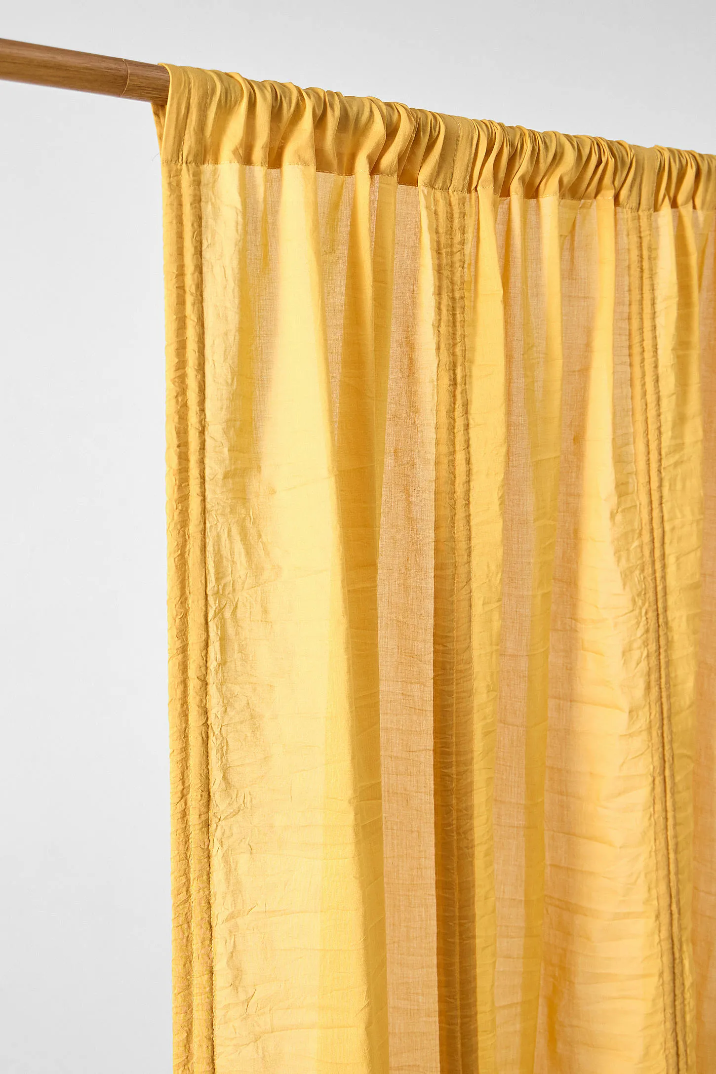 Honey Tied Valance Curtain - Orange 4