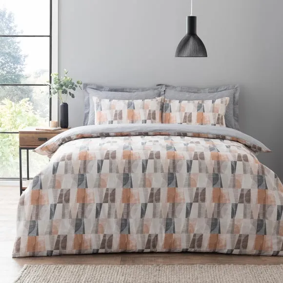 Elements Iver Geo Natural Oxford Pillowcase 3