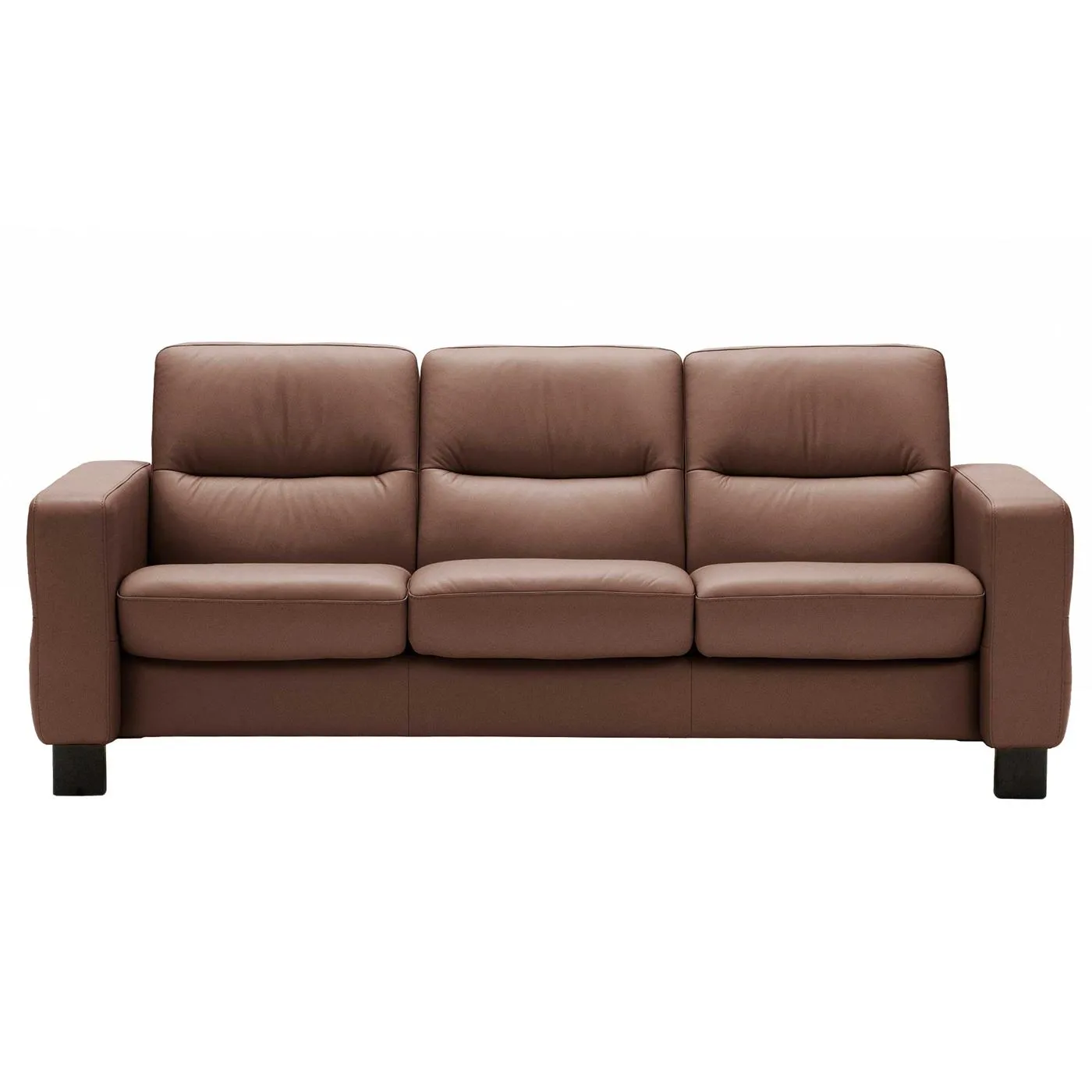 Stressless Wave Low Back 3 Seater Sofa, Leather