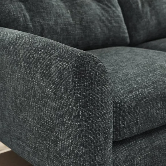 Sven Chunky Chenille Large Corner Chaise Sofa 5