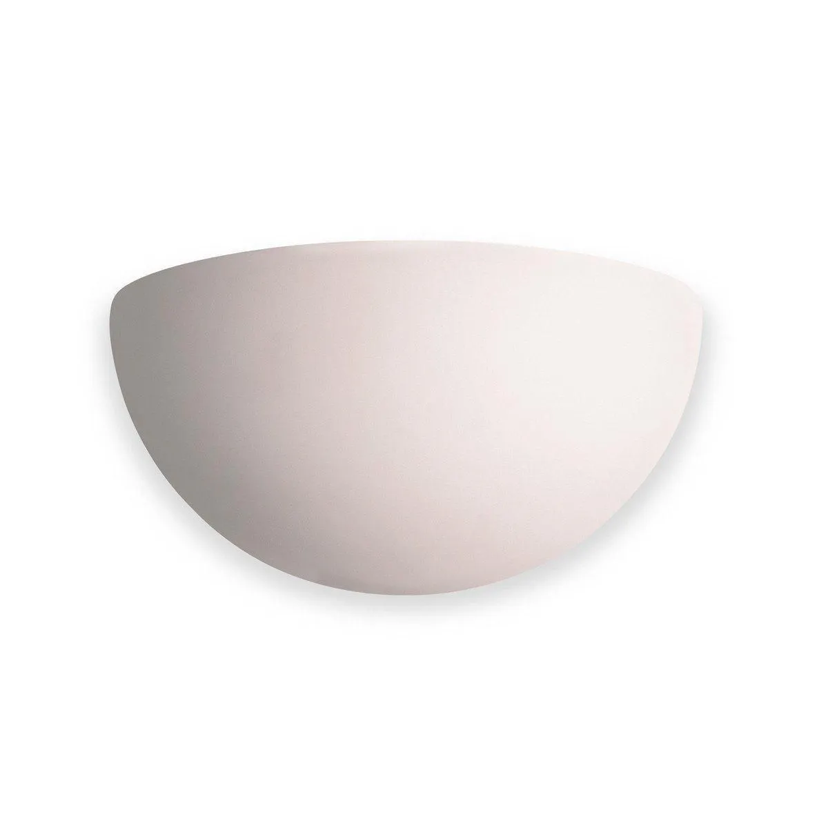 Netlighting Ceramic 1 Light Indoor Wall Uplighter 100W Unglazed E27 in White