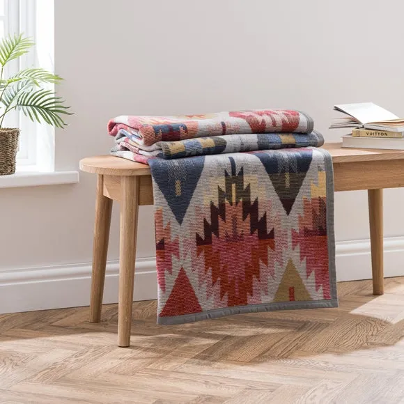 Aztec Diamond Throw Blanket 1