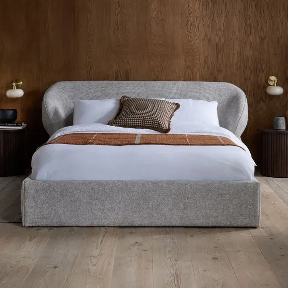 Milan Chenille Bed Frame 2