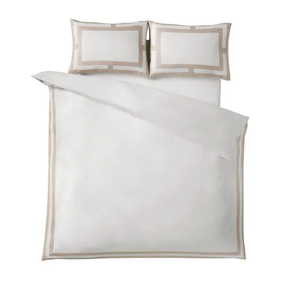 Catherine Lansfield So Soft Mono Panel Duvet Cover & Pillowcase Set 5