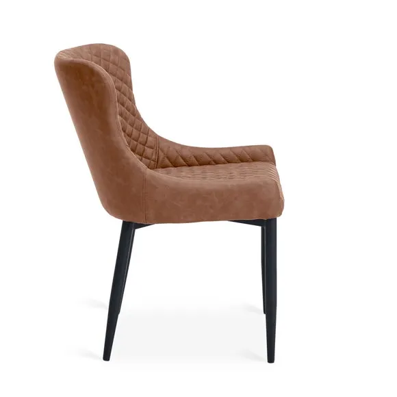 Set of 2 Montreal Dining Chairs, Faux Leather 4
