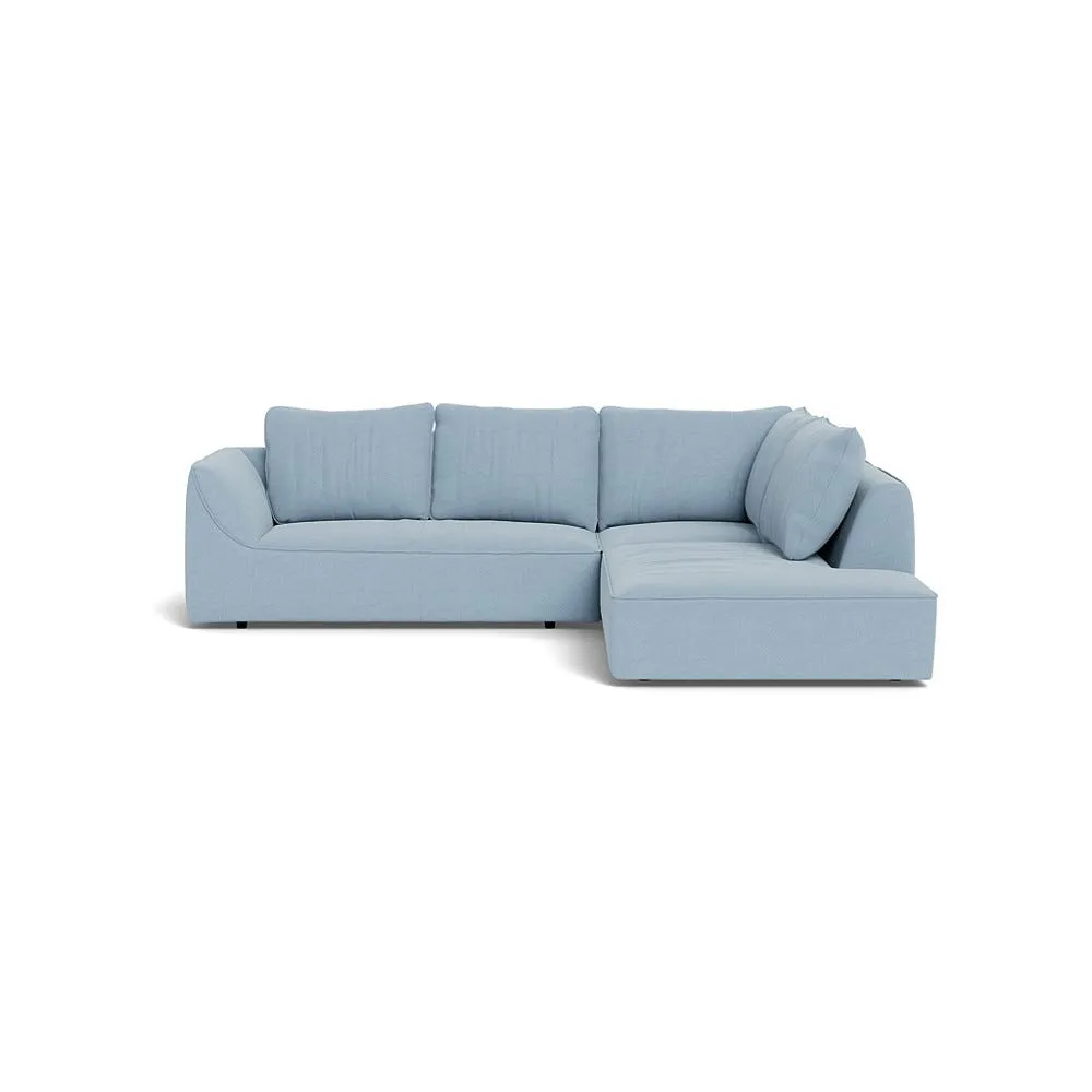 Heal's Morven Right Hand Facing Large Corner Sofa Capelo Linen-Cotton Sea Shanty 1