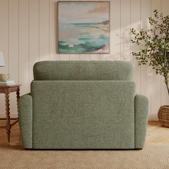 Milton Textured Chenille Snuggle Chair 2