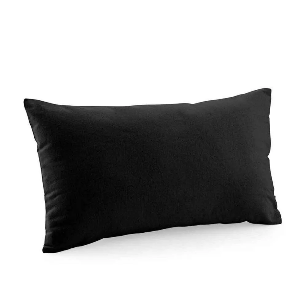 Westford Mill Cotton Canvas Square Cushion Cover in Black