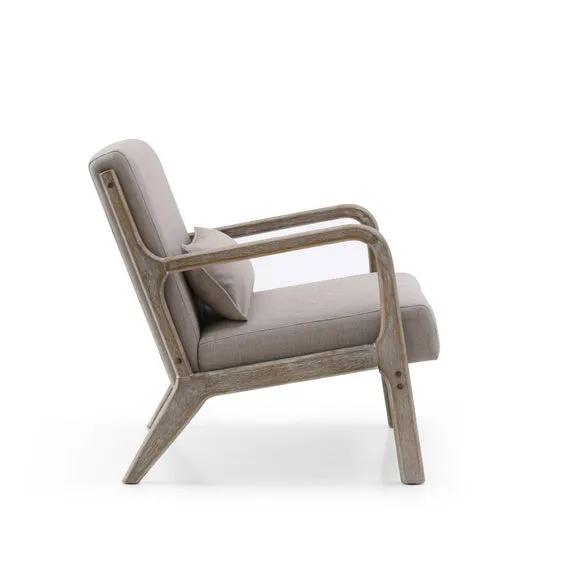 Khali Oatmeal Linen Occasional Chair 5