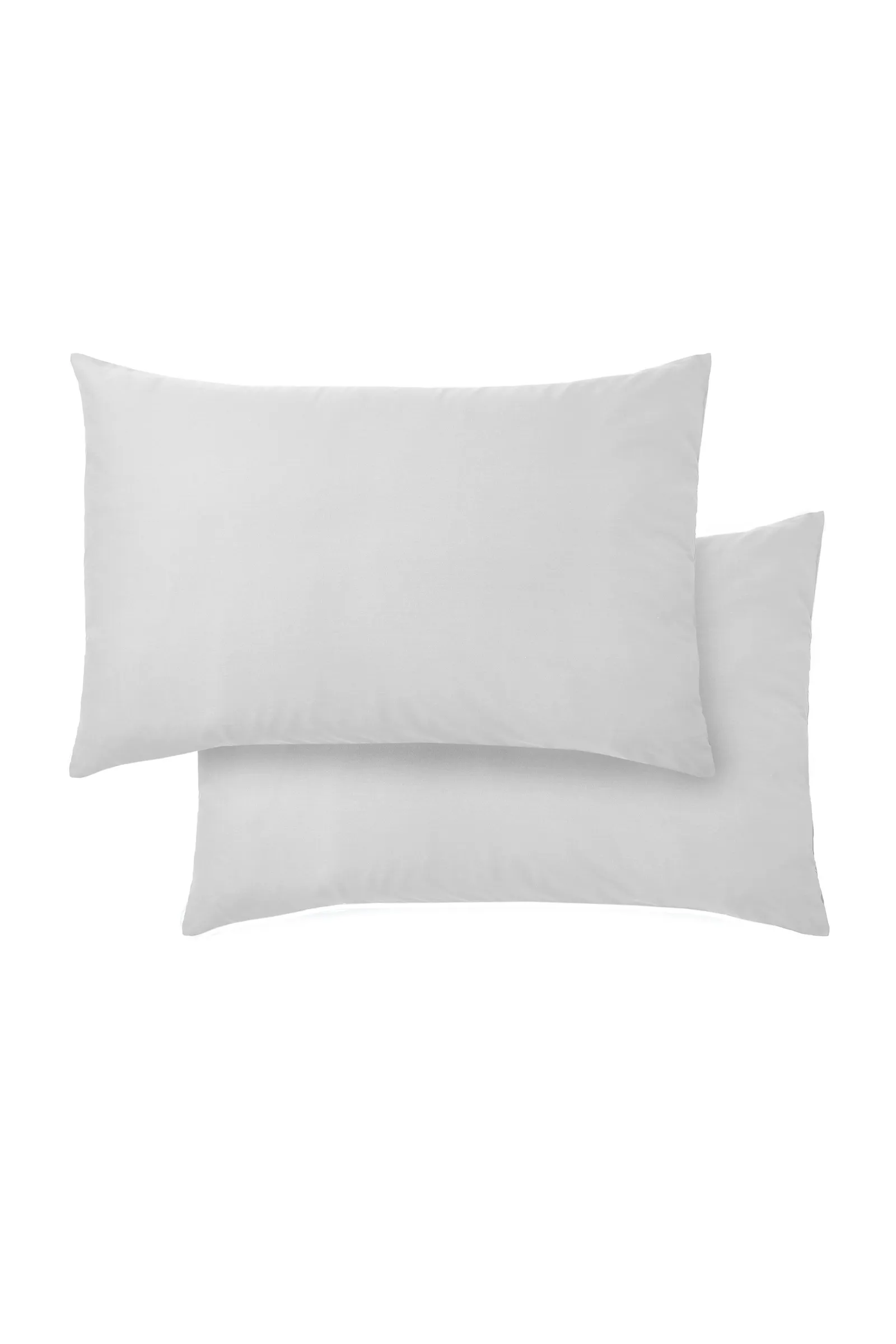 Bianca 400 Thread Count Cotton Sateen Standard Pillowcases in White 4