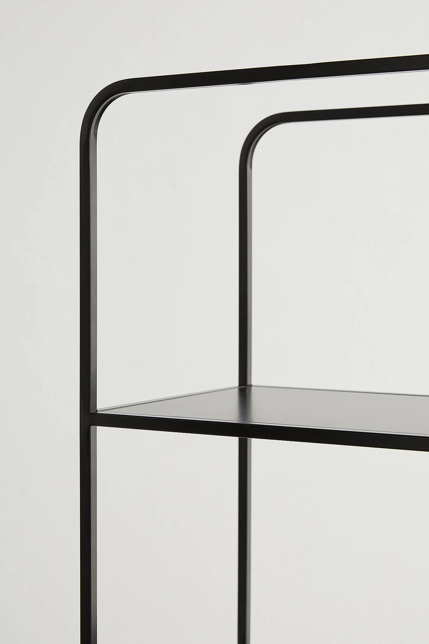 Alana Black Narrow Bookcase - Black 4