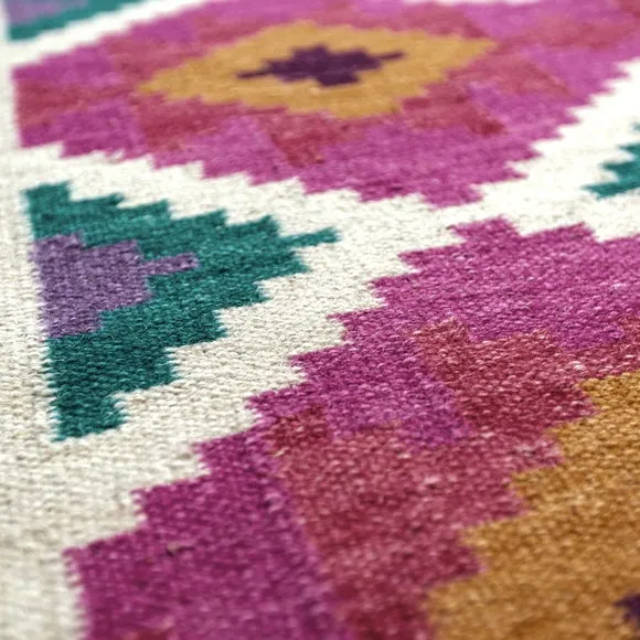 Sophie Robinson Candy Kilim Wool Rug 2