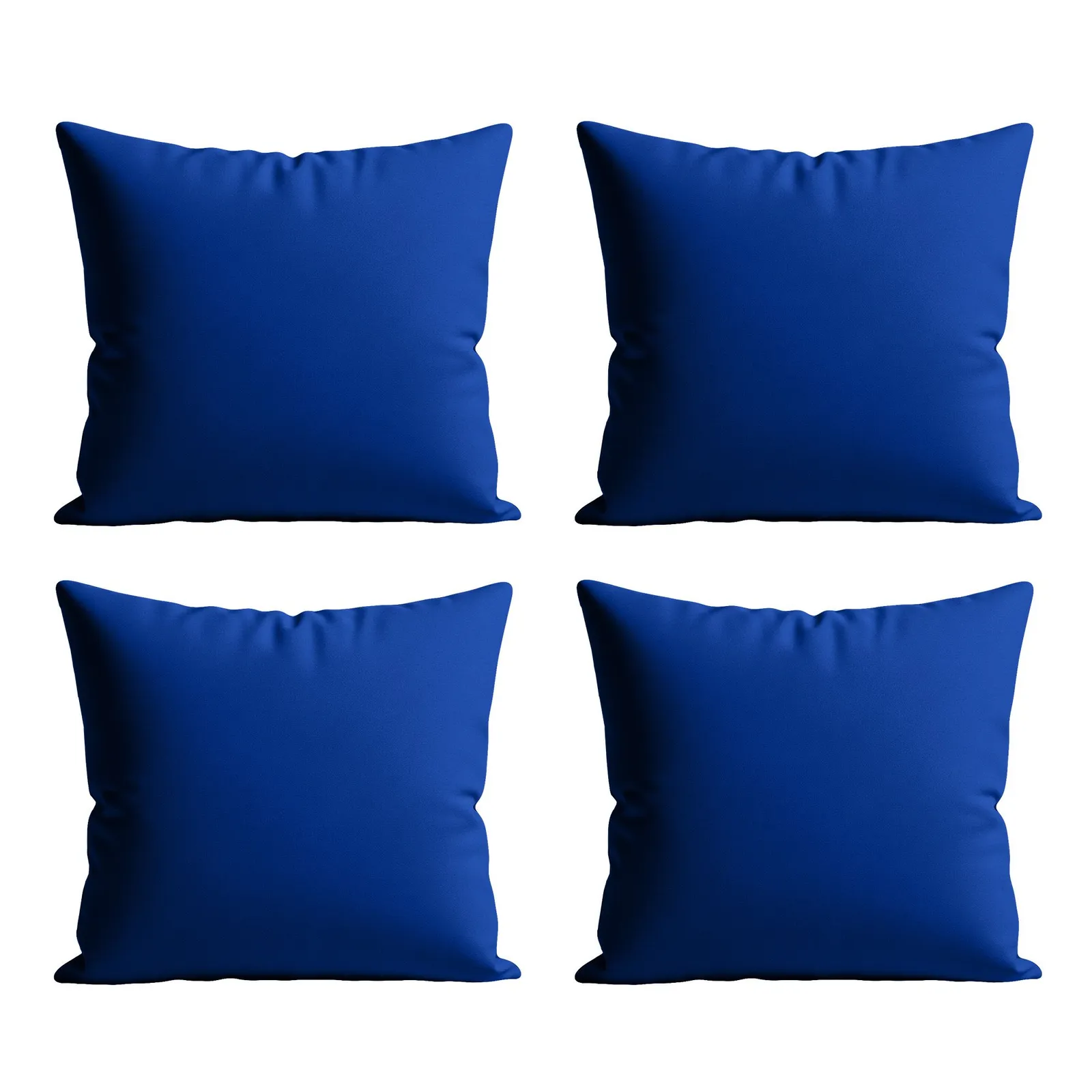 Snug City Waterproof Outdoor Garden Cushion Covers Patio Cushion Cover Cases Square Pack Of 4 in Blue