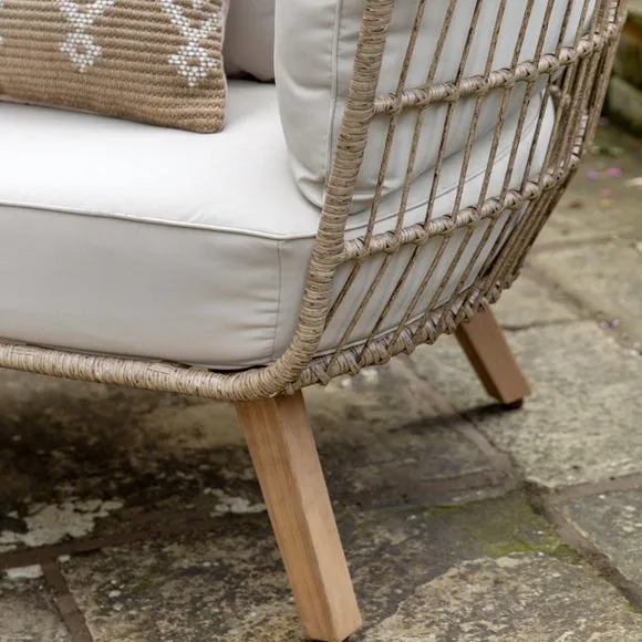 Cedar & Sage Melfi Wicker Egg Chair 3