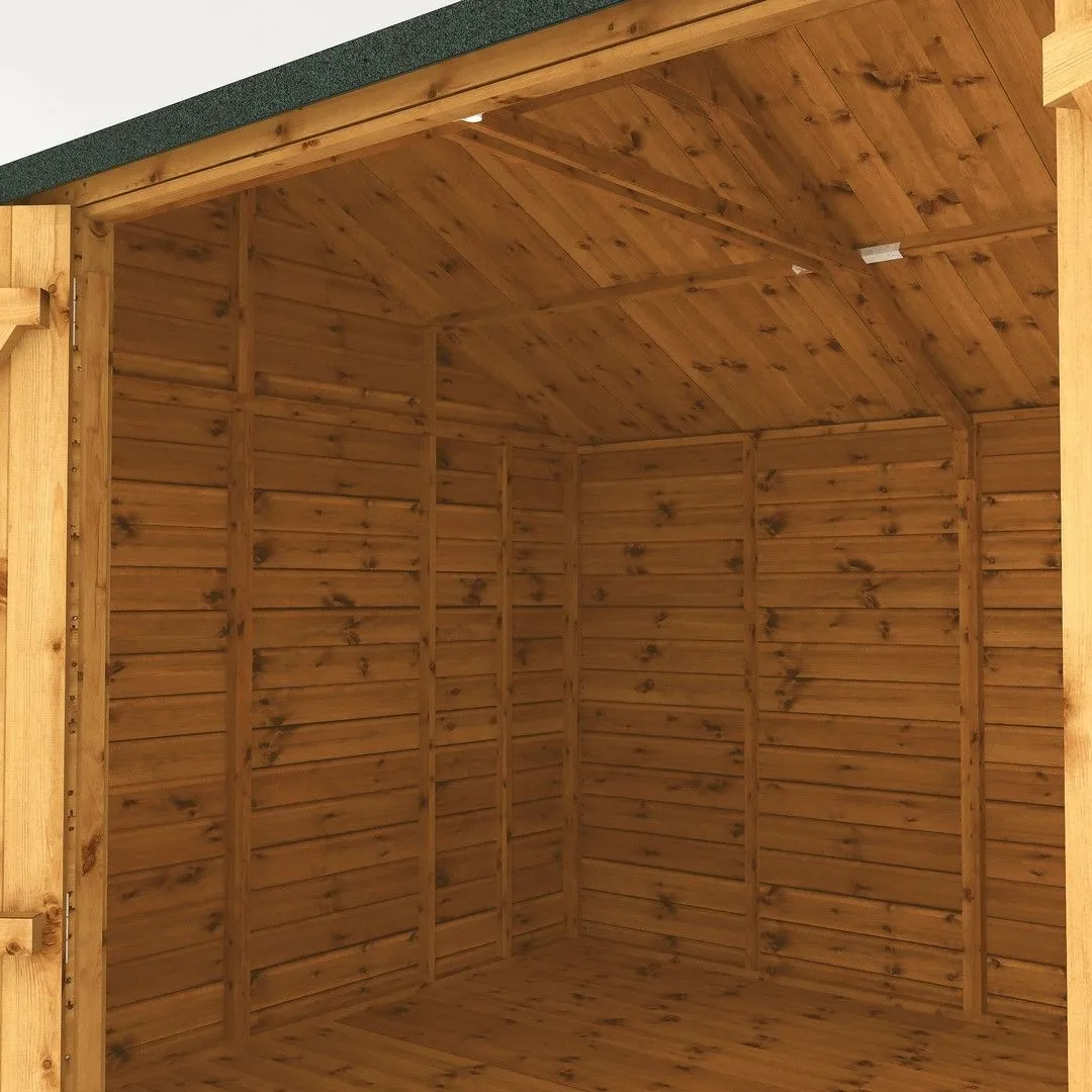 Mercia Premium Shiplap Reverse Apex Workshop - L322.7 x W308.2 x H250.3 cm in Brown 6