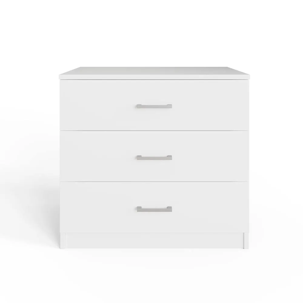 GFW Bailey 3 Drawer Chest in White 4