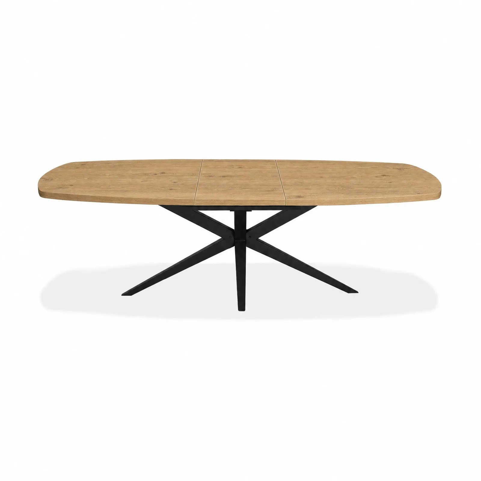 Shirland D Danish Oval Extending Dining Table, Round | Barker & Stonehouse 2