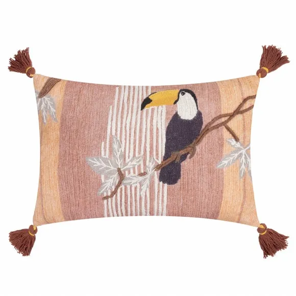 Treetop Toucan Rectangular Cushion 3