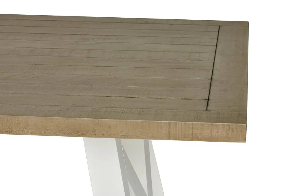 Statement Furniture Oxford White Extending Dining Table 1.6m 5