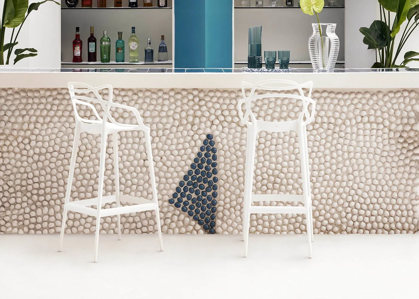 Kartell Masters Stool Medium White 2