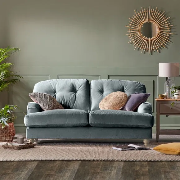 Martha Vintage Velvet 2 Seater Sofa 1