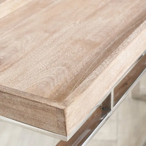 Evelyn Natural Antique Console Table 4