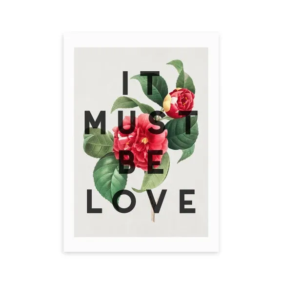 East End Prints It Must Be Love Print by The 13 Prints 2