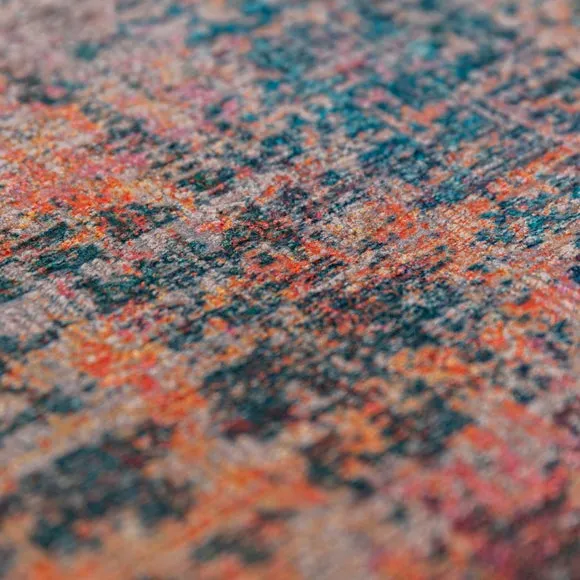 Haze Abstract Washable Rug 2