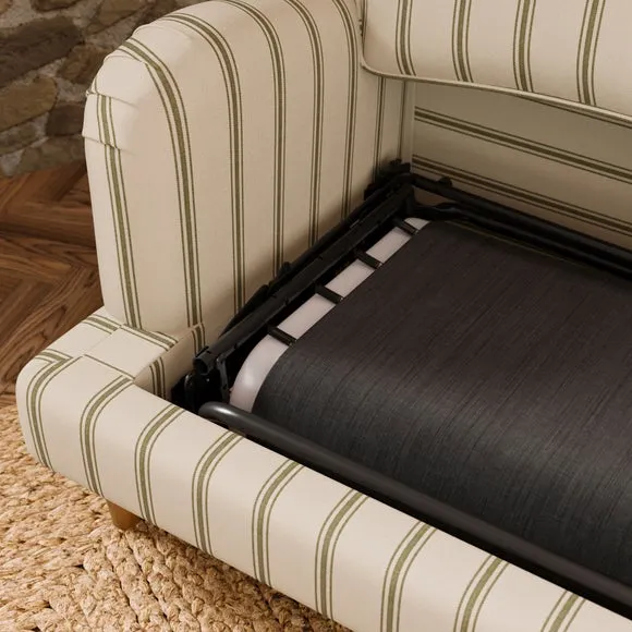 Beatrice II Folkstone Stripe Single Snuggle Sofa Bed 3