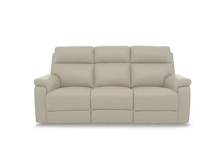 Raven Leather 3 Seater Sofa