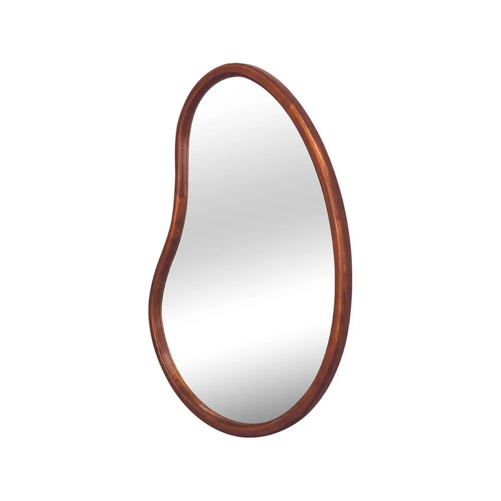 sweeek 95cm wooden mirror in Dark Brown 5