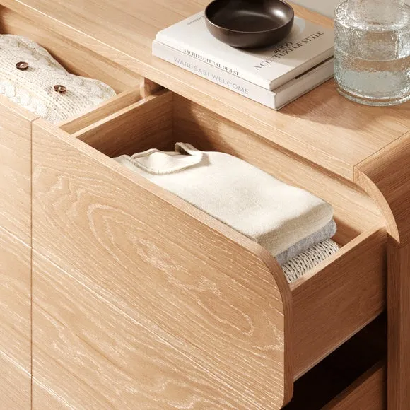 Bennett 6 Drawer Chest, Light Oak 3