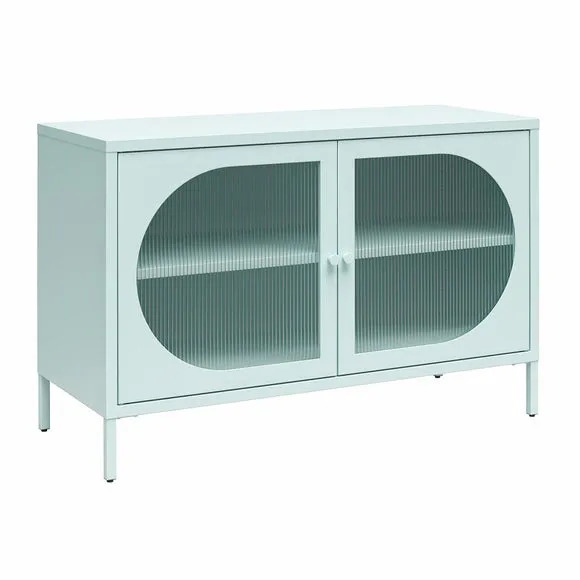 Luna Fluted Low Sideboard, Glass 2