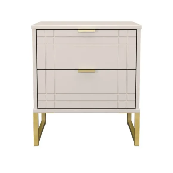Darlton 2 Drawer Bedside Table 2