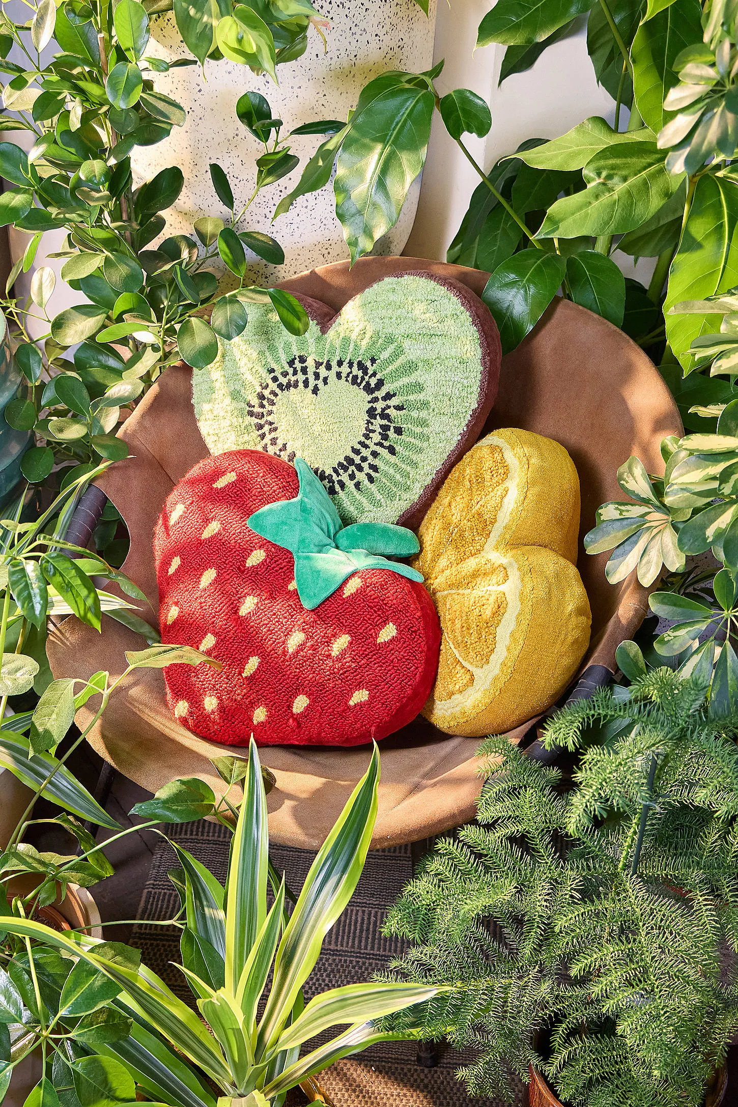 Strawberry Heart Cushion - Red 3