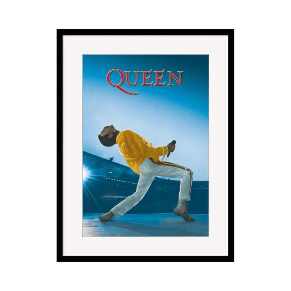 The Art Group Queen Live At Wembley Framed Print 2