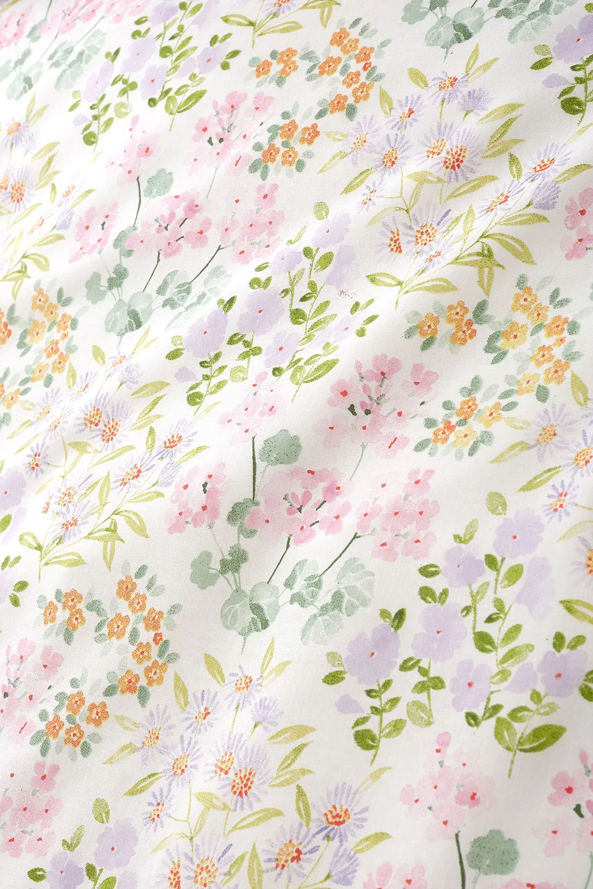 Dreams & Drapes 'Edith' Easy Care Ditsy Floral Print Duvet Cover Set in Lilac 3